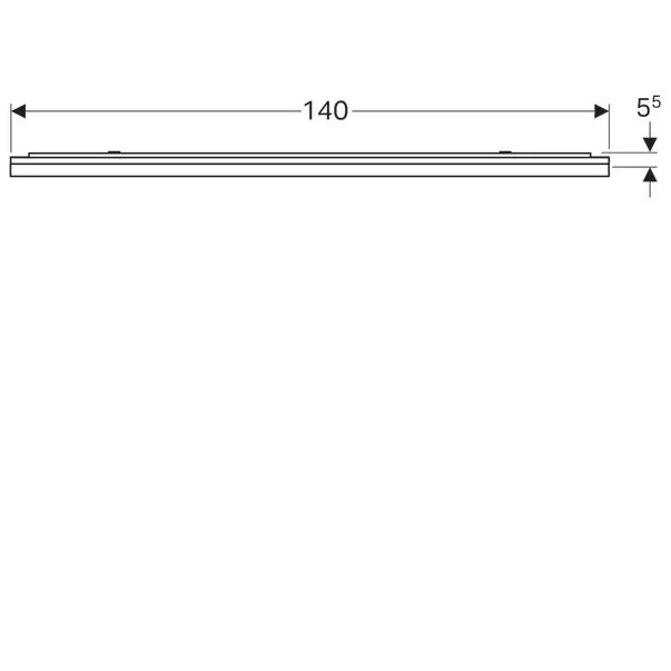 Oglinda cu iluminare LED si dezaburire Geberit Xeno2 140 cm [2]