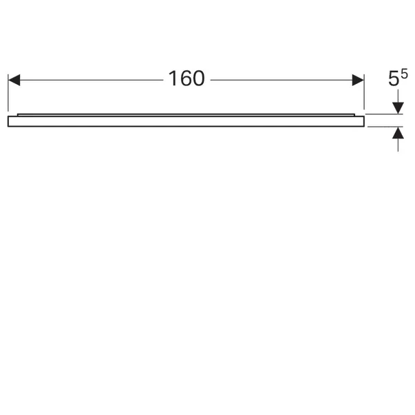 Oglinda cu iluminare LED si dezaburire Geberit Xeno2 160 cm [2]