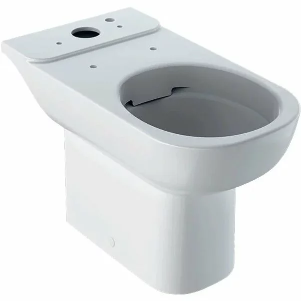Vase wc statative - Vas wc pe pardoseala Geberit Smyle Rimfree fara capac cu spalare verticala alb