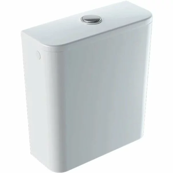 Rezervoare aparente - Rezervor pe vas wc Geberit Smyle Square ceramica cu alimentare laterala