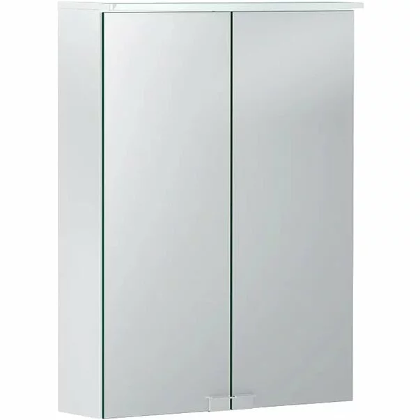 Mobilier Baie - Dulap cu oglinda suspendat Geberit Option Basic alb mat 50 cm