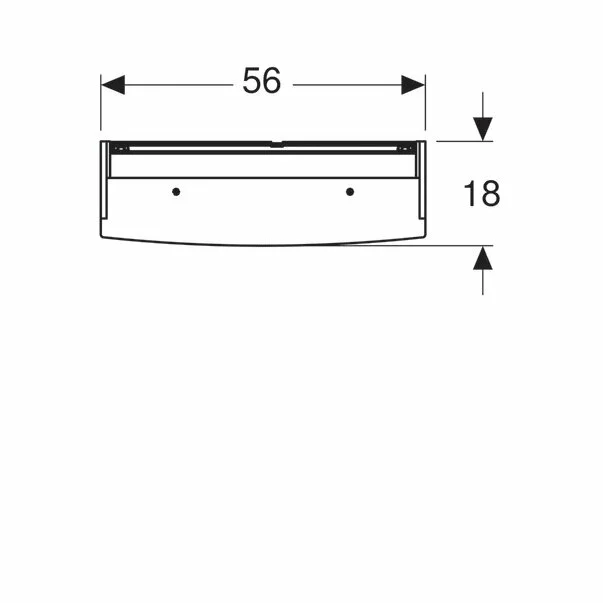 Dulap cu oglinda suspendat Geberit Option Basic alb mat 56 cm [3]