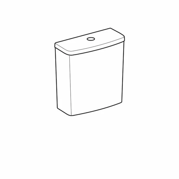 Rezervor pe vas wc Geberit Selnova Square ceramica cu alimentare inferioara [2]