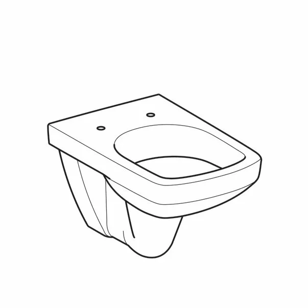 Vas wc suspendat Geberit Selnova fara capac alb cu spalare verticala [2]