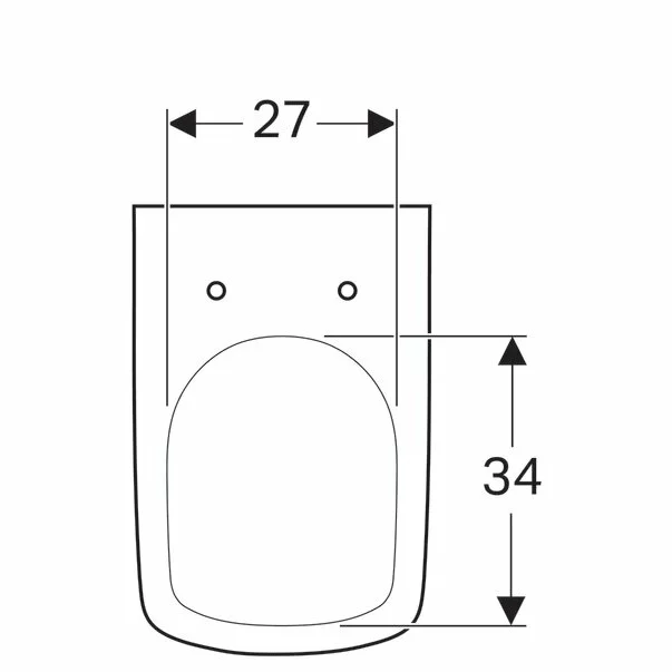 Vas wc suspendat Geberit Selnova fara capac alb cu spalare verticala [3]