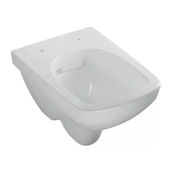 Obiecte Sanitare - Vas WC suspendat Geberit Selnova Compact rimless alb lucios proiectie mica