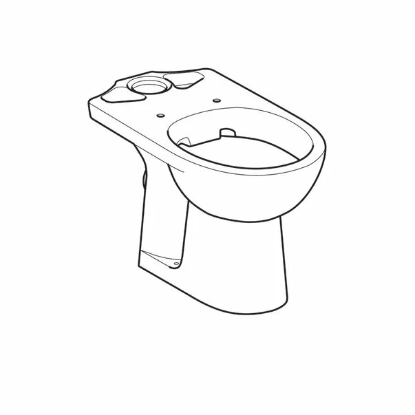 Vas wc pe pardoseala Geberit Selnova Rimfree cu spalare verticala evacuare orizontala [2]