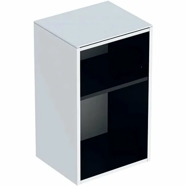 Dulapuri de baie - Dulap mediu suspendat Geberit Smyle Square alb 36 cm
