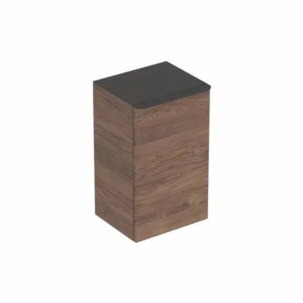 Dulapuri de baie - Dulap mediu suspendat Geberit Smyle Square nuc 1 usa opritor dreapta 36 cm