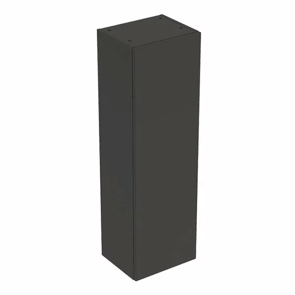 Dulapuri de baie - Dulap inalt suspendat Geberit Smyle Square lava gri inchis1 usa 36 cm
