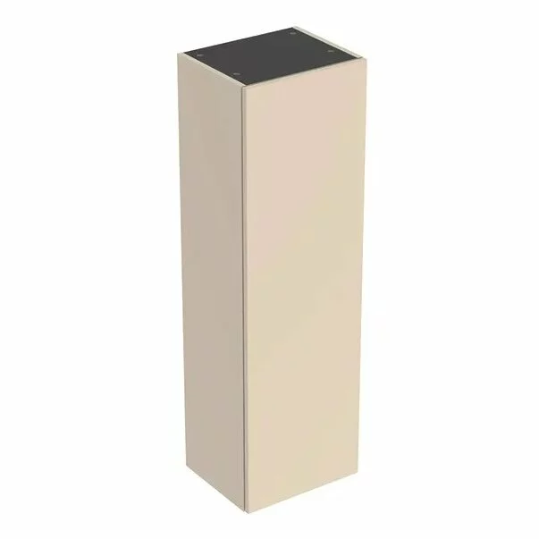 Mobilier Baie - Dulap inalt suspendat Geberit Smyle Square gri nisip 1 usa 36 cm