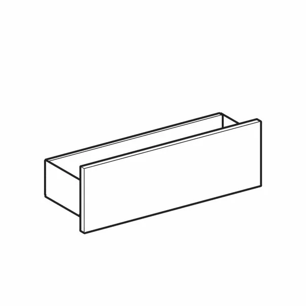 Etajera de perete lava Geberit Smyle Square 45 cm gri inchis [2]