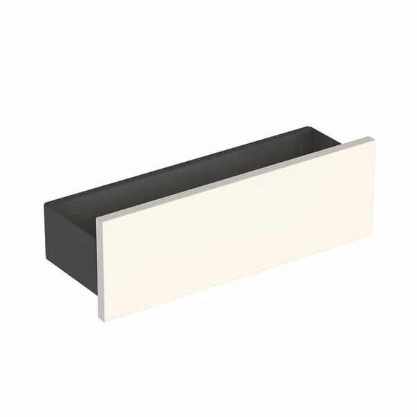 Accesorii baie - Etajera de perete lava/gri nisip Geberit Smyle Square 45 cm cu 3 cuiere pentru prosoape