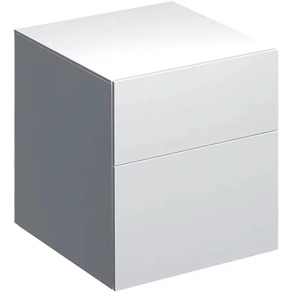 Mobilier Baie - Dulap baie suspendat Geberit Xeno2 alb 2 sertare 45 cm