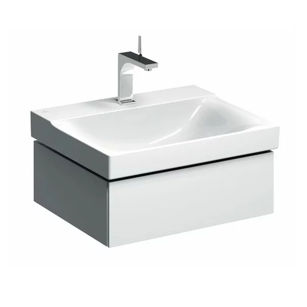Mobilier Baie - Dulap baza pentru lavoar suspendat Geberit Xeno2 alb 1 sertar 58 cm