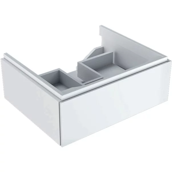 Dulap baza pentru lavoar suspendat Geberit Xeno2 alb 1 sertar 58 cm [2]