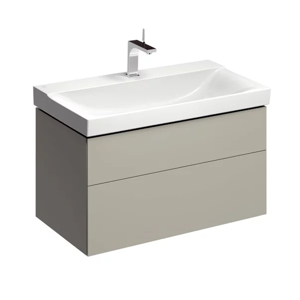 Mobilier Baie - Dulap baza pentru lavoar suspendat Geberit Xeno2 2 sertare 88 cm