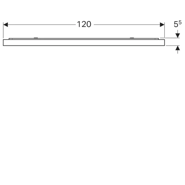 Oglinda cu iluminare LED si dezaburire Geberit Xeno2 120 cm [2]
