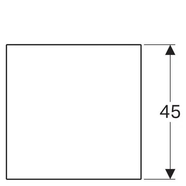 Blat de sticla Geberit Xeno2 45 cm [3]