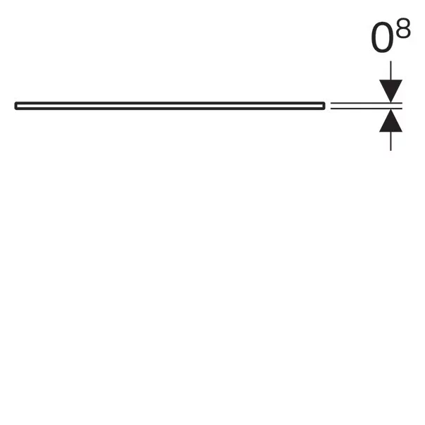 Blat de sticla Geberit Xeno2 45 cm [4]