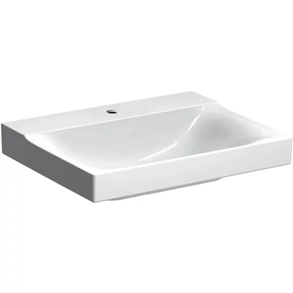 Lavoar pe mobilier Geberit Xeno2 cu orificiu baterie 60 cm alb [6]
