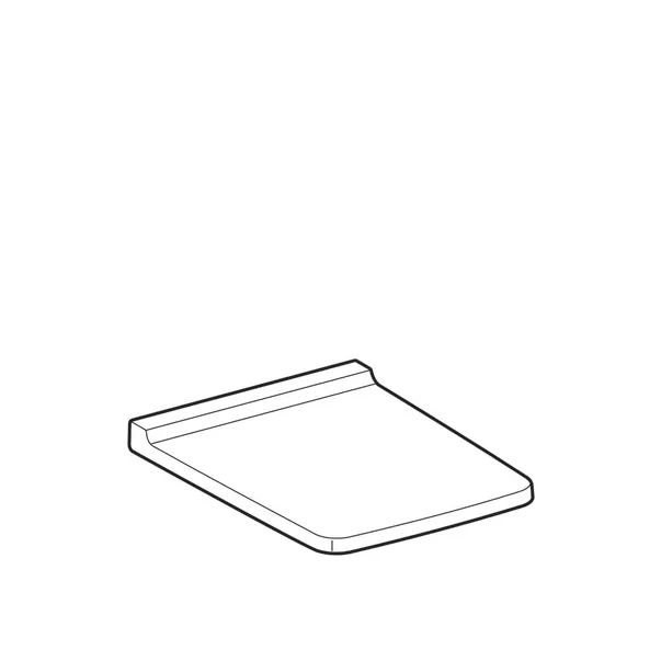 Capac wc slim softclose Geberit Xeno2 alb [2]