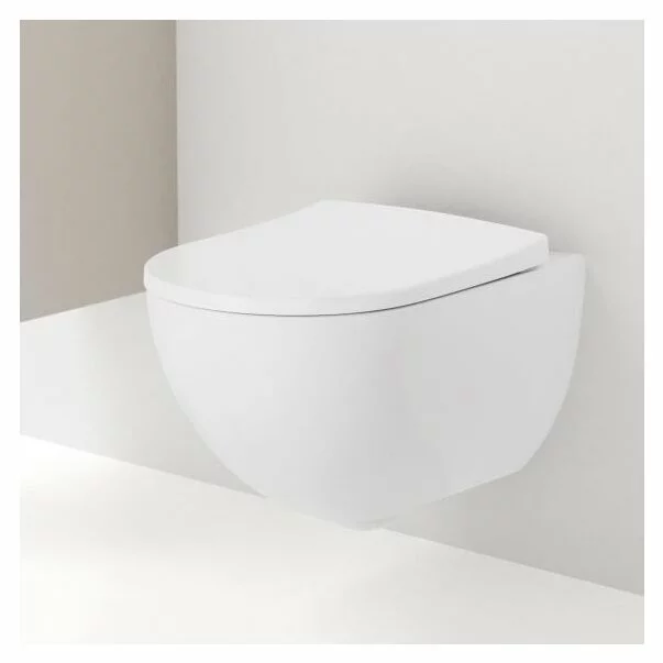 Obiecte Sanitare - Vas wc suspendat Geberit Acanto Rimfree cu capac inchidere lenta