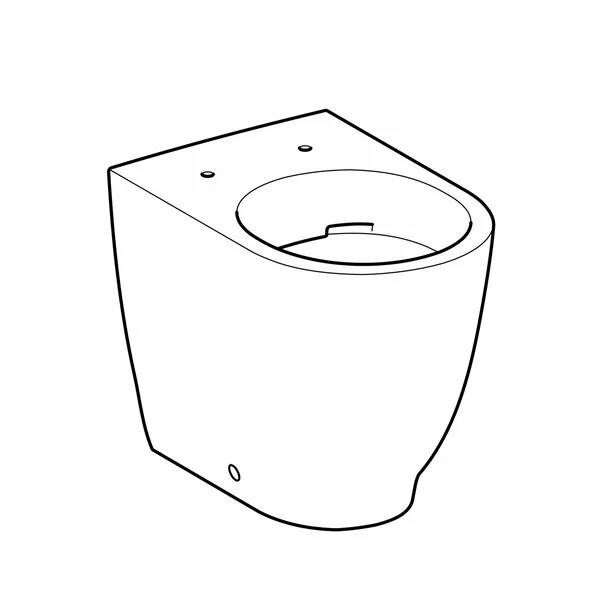 Vas wc suspendat BTW Geberit Acanto Rimfree cu spalare verticala alb [3]