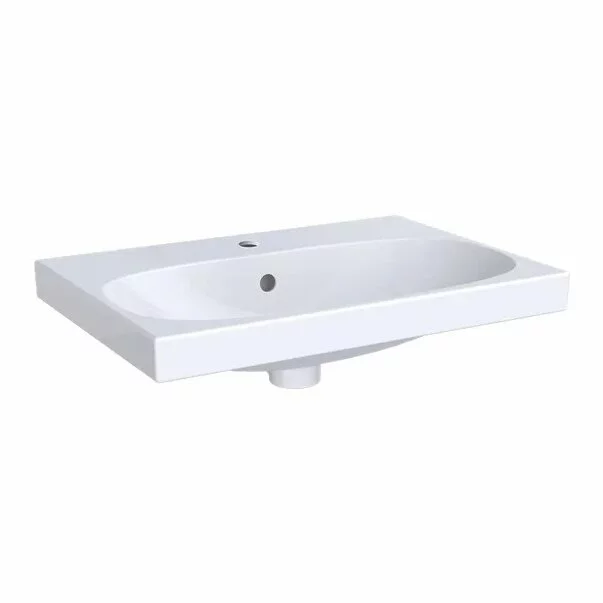 Lavoare pe mobilier - Lavoar pe mobilier Geberit Acanto 60 cm cu proiectie mica
