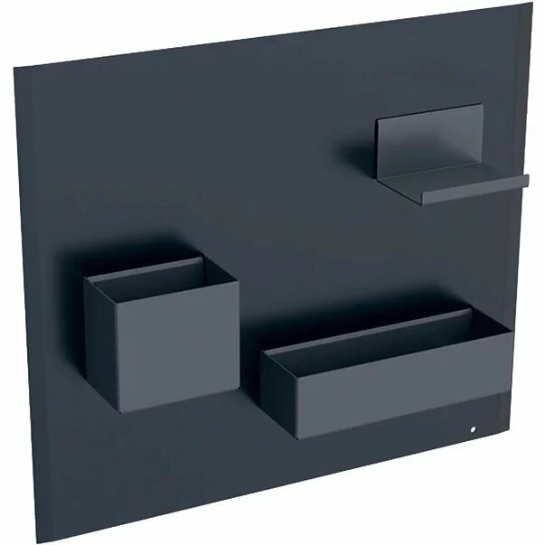 Dulapuri de baie - Panou magnetic suspendat negru/negru Gaberit Acanto