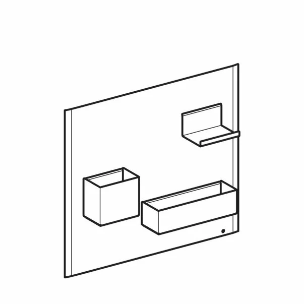 Panou magnetic suspendat lava gri inchis Gaberit Acanto [2]