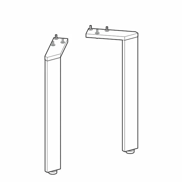 Set picioare suport Geberit Acanto inaltime 32 cm [2]