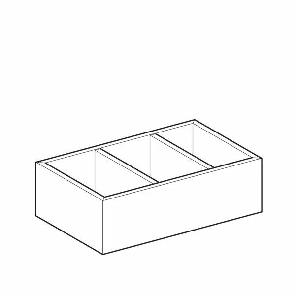 Modul de sertar Geberit Group divizare H inaltime 10 cm [2]