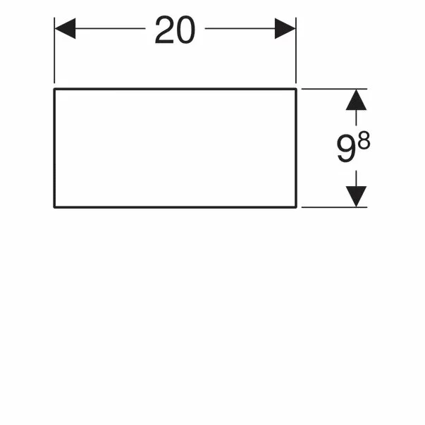Modul de sertar Geberit Group divizare H inaltime 10 cm [5]