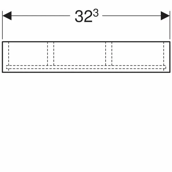 Modul de sertar Geberit Group divizare H inaltime 6 cm [4]