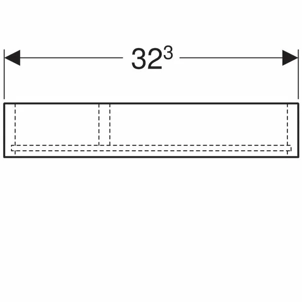 Modul de sertar Geberit Group divizare T inaltime 6 cm [4]