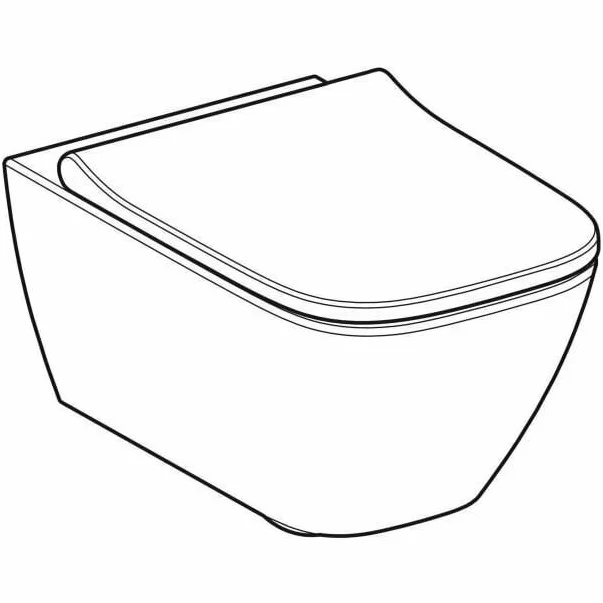 Set promo vas wc suspendat + capac slim softclose Geberit Smyle Square + rezervor incastrat cu sistem de fixare + clapeta crom Geberit Duofix Delta [6]