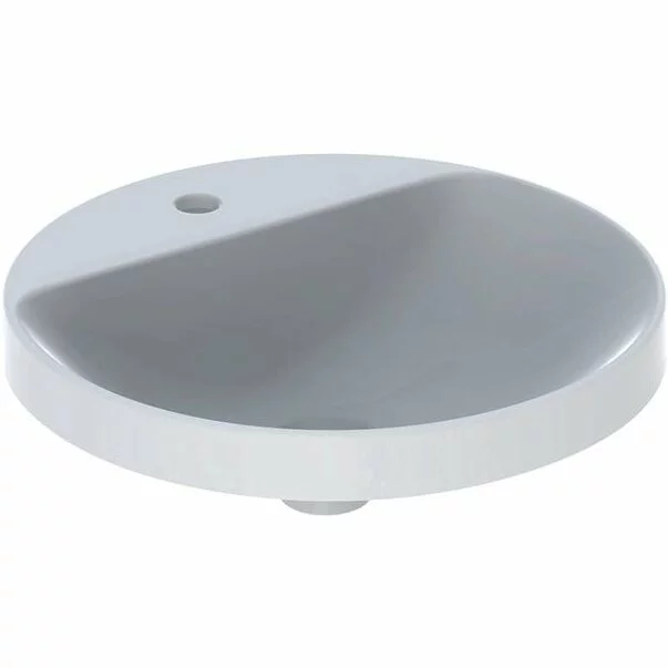 Lavoare - Lavoar incastrat Geberit Variform 48 cm fara orificiu preaplin rotund