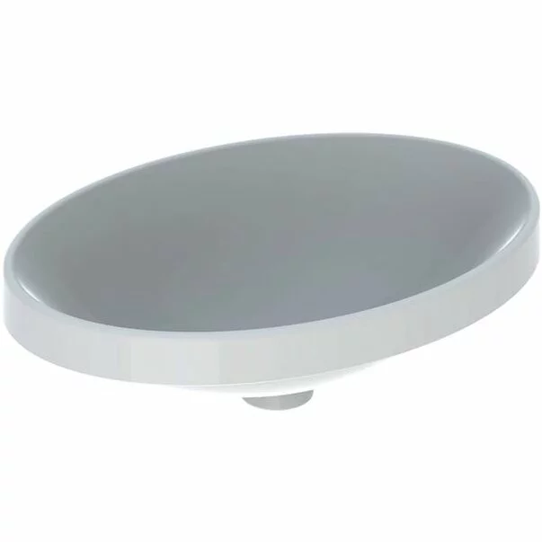 Lavoare - Lavoar incastrat Geberit Variform 55 cm fara orificiu preaplin oval