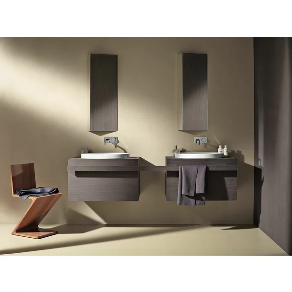 Lavoar incastrat Geberit Variform 55 cm fara orificiu preaplin oval [2]