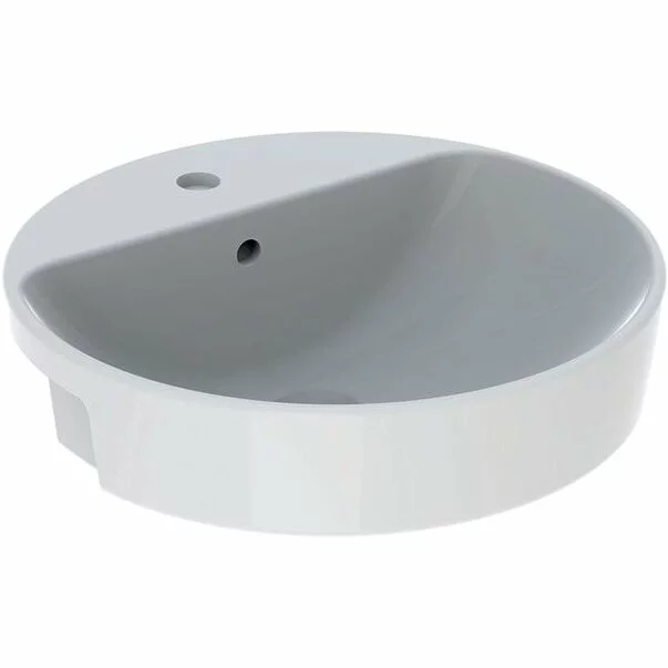 Lavoare - Lavoar pe blat Geberit Variform 50 cm cu orificiu baterie cu orificiu preaplin