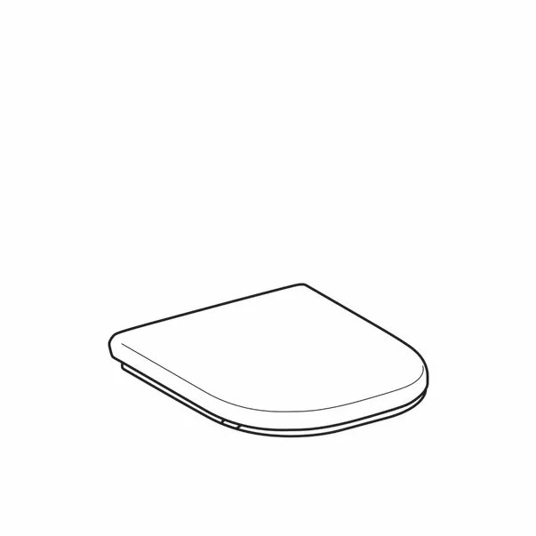 Capac wc Geberit Selnova Comfort Square fixare de jos [5]