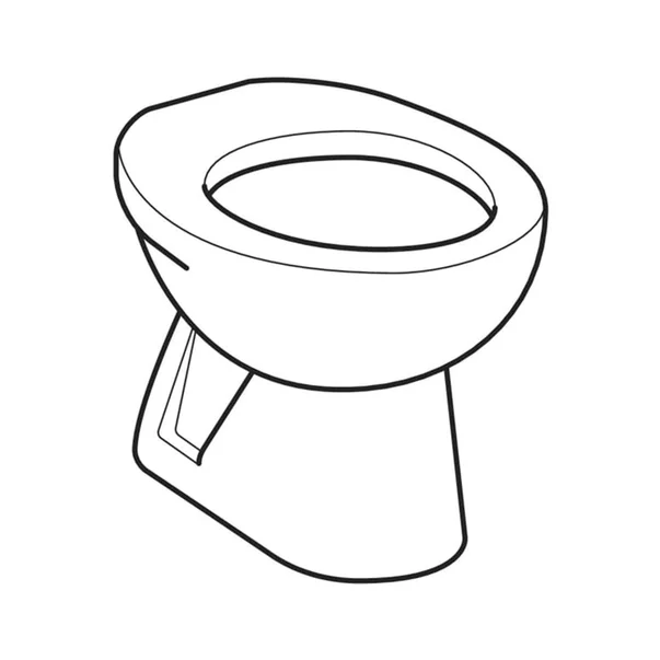 Vas wc pe pardoseala pentru copii Geberit Bambini cu spalare verticala fara orificii pe capacul wc [4]