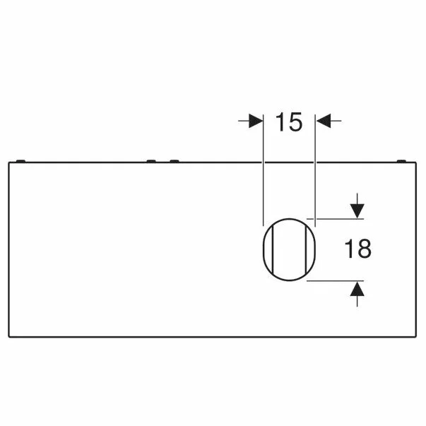Dulap baza pentru lavoar pe blat Geberit Variform nuc 2 sertare 120 cm [3]