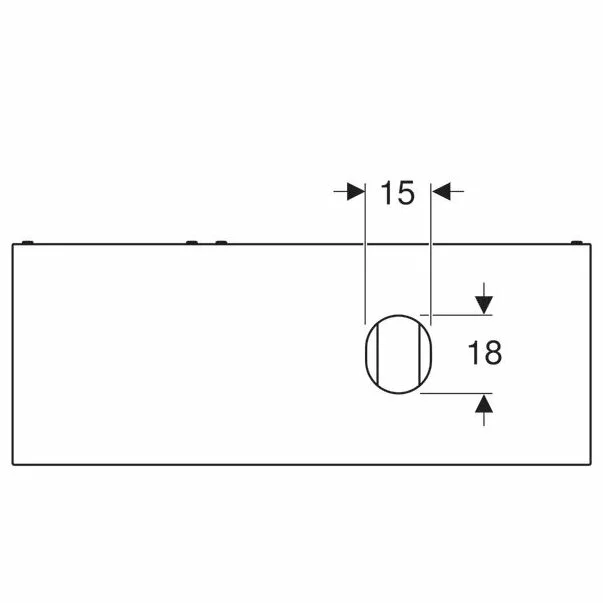 Dulap baza pentru lavoar pe blat Geberit Variform alb 2 sertare 135 cm [3]