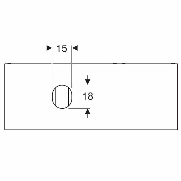 Dulap baza pentru lavoar pe blat Geberit Variform nuc 3 sertare 135 cm [3]