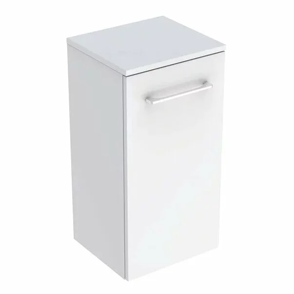 Dulapuri de baie - Dulap baie suspendat pentru lavoar Geberit Selnova Square alb 1 usa 33 cm