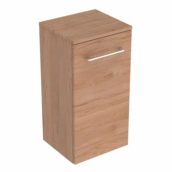Dulapuri de baie - Dulap baie suspendat pentru lavoar Geberit Selnova Square nuc deschis 1 usa 33 cm