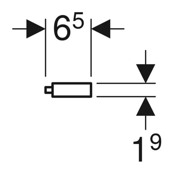 Inel portprosop Geberit iCon alb mat 43 cm [4]