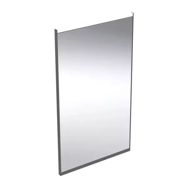 Oglinzi cu iluminare - Oglinda cu iluminare si dezaburire Geberit Option Plus Square 40 cm negru - aluminiu eloxat